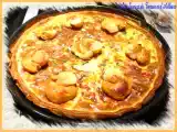Recette Tarte aux noix de saint-jacques et lardons