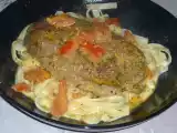 Recette Tranche de gigot d'agneau sauce crémée aux épices