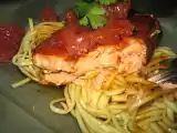 Recette Coeur de saumon aux saveurs asiatiques et pamplemousse rose!!!