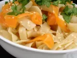 Recette Nouilles sautées aux carottes et sésame