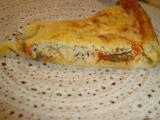 Recette *** tarte moelleuse au poulet, ricotta et aux poivrons ***