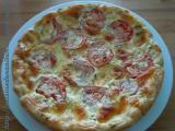 Recette Tarte tomates-poivrons-mozzarella.