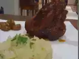 Recette Souris d'agneau confites a l'huile d'olive, miel, thym et romarin de la garrigue