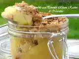 Recette Crumble aux pommes, rhum, raisins, noisettes