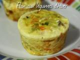 Recette Petits flans de légumes d'hiver au poulet