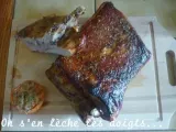 Recette Plateau du dimanche soir: ribs (travers de porc) sauce barbecue maison