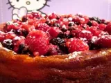 Recette Cheesecake chocolat blanc et fruits rouges, base de speculoos