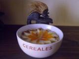 Recette Porridge banane et abricots secs