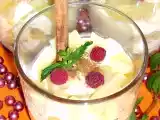 Recette Verrines aux poires et mousse de mascarpone