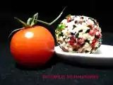 Recette Tomates cerise panées au chèvre et aux graines.