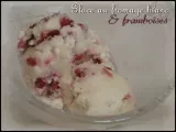 Recette Glace au fromage blanc & framboises