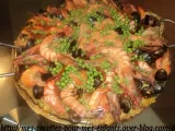 Recette Paella à la viande et aux fruits de mers à ma façon