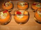 Recette Panna cotta de poivron rouge et saint-jacques