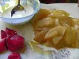 Recette Tarte tatin aux pommes & pistache - recette inédite