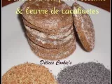 Recette Sablés citron/pavot/sésame & beurre de cacahuètes