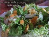 Recette Salade de poulet au curry & mimolette