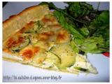 Recette Tarte courgette aux 3 fromages