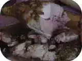 Recette Gigot d'agneau en croûte de moutarde, herbes & parmesan
