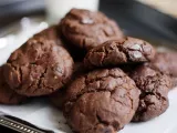 Recette Biscuits au chocolat noir et piment!