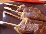 Recette Yakitori boeuf fromage