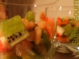 Recette Salade de kiwis au tartare de mer