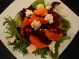 Recette Salade betteraves, oranges et chèvre.