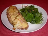 Recette Tartine jambon-fromage / salade de pourpier