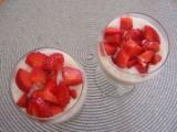 Recette Perles du japon au lait de coco et aux fraises