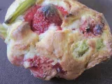 Recette Muffins ricotta fraises rhubarbe