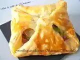 Recette Feuilletés aux légumes, bacon et mozzarella .