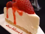 Recette Cheesecake au chocolat blanc et aux fraises