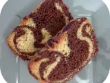 Recette Cake marbré chocolat vanille façon savane