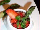 Recette Asperges vertes en mousse et fraises ...