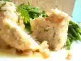 Recette Ballotins de colin au coeur de saumon fumé.