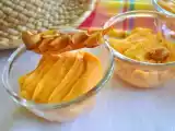Recette Crème-dessert à la patate douce, coco et cannelle.