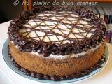 Recette Gâteau au fromage cappuccino et chocolatissimo