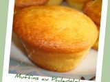 Recette Muffins au philadelphia, amandes, chocolat blanc.