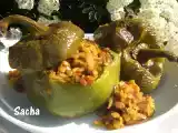Recette Poivrons farcis aux lentilles corail et à l'épeautre