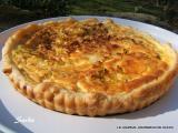 Recette Tarte chaude aux poireaux et anchois