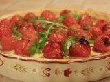 Recette Tarte à la mousse d'artichauts et aux tomates cerises confites