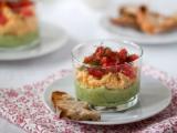 Recette Petites verrines d'oeufs à la truite fumée et à l'avocat