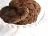 Recette Biscuits moelleux au chocolat et gingembre.