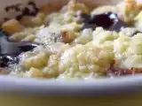 Recette Crumble pêches chocolat