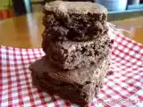 Recette Carres fondants et legers au chocolat.