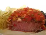 Recette Tournedos de boeuf en croûte de poivrons