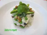 Recette Salade de riz croquante