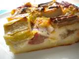 Recette Clafoutis à la rhubarbe