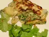 Recette Omelette baveuse à l'ail ciboulette et st nectaire
