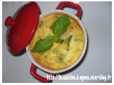 Recette Clafoutis de courgettes au boursin et chèvre