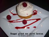 Recette Nougat glacé sur son palet breton